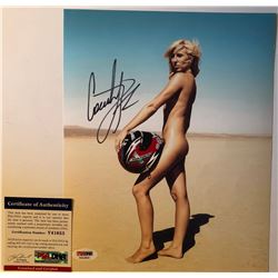 COURTNEY FORCE NHRA DRAG RACER SIGNED 8X10 PHOTO PSA DNA COA