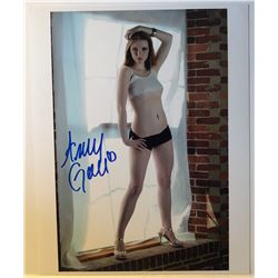 ASHLEY GALLAGHER SEXY MODEL SIGNED 8X10 PHOTO UACC COA