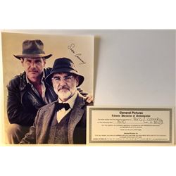 HARRISON FORD & SEAN CONNERY SIGNED 8X10 PHOTO 'INDIANA JONES LAST CRUSADE' COA