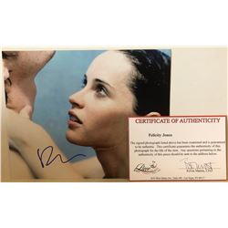 FELICITY JONES SIGNED 8X10 PHOTO 'STAR WARS ROGUE ONE' COA