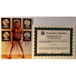 JENNY McCARTHY SIGNED 8X10 PHOTO 'PLAYBOY 1994 PLAYMATE OF THE YEAR' COA