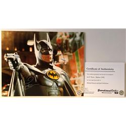 MICHAEL KEATON & JACK NICHOLSON SIGNED 8X10 PHOTO 'BATMAN' COA