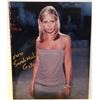 Image 1 : SARAH MICHELLE GELLAR SIGNED 8X10 PHOTO 'BUFFY THE VAMPIRE SLAYER'