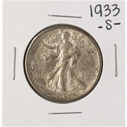 1933-S Walking Liberty Half Dollar Coin