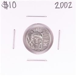 2002 $10 Platinum American Eagle Coin