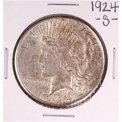 1924-S $1 Peace Silver Dollar Coin