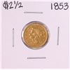 Image 1 : 1853 $2 1/2 Liberty Head Quarter Eagle Gold Coin