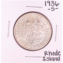 1936-S Rhode Island Commemorative Half Dollar Coin