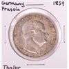 Image 1 : 1859 Germany Prussia 1 Thaler Silver Coin