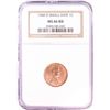 Image 1 : 1960-D Small Date Lincoln Wheat Cent Coin NGC MS66RD
