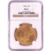 Image 1 : 1900 $20 Liberty Head Double Eagle Gold Coin NGC MS61