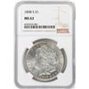 Image 1 : 1898-S $1 Morgan Silver Dollar Coin NGC MS62