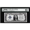 Image 1 : 1928A $1 Funnyback Silver Certificate Note Fr.1601 PMG Gem Uncirculated 65EPQ