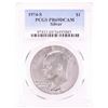 Image 1 : 1974-S $1 Proof Eisenhower Silver Dollar Coin PCGS PR69DCAM