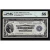 Image 1 : 1918 $1 Federal Reserve Bank Note Kansas City Fr.738 PMG Gem Uncirculated 66EPQ