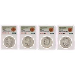 Lot of (4) 1968Mo Mexico 25 Pesos Olympics Commemorative Silver Coins NGC MS65