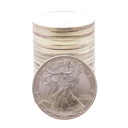 Roll of (20) Brilliant Uncirculated 1997 $1 American Silver Eagle Coins