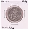 Image 1 : 1888 Mexico 50 Centavos Silver Coin