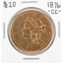 1876-CC $20 Liberty Head Double Eagle Gold Coin