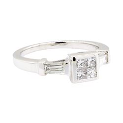 18KT White Gold 0.60 ctw Diamond Engagement Ring