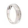 Image 3 : 14KT White Gold Men's 0.35 ctw Diamond Ring