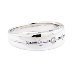 14KT White Gold 0.40 ctw Diamond Band