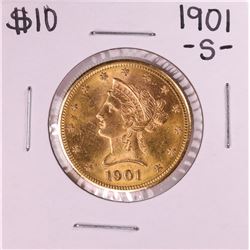 1901-S $10 Liberty Head Eagle Gold Coin