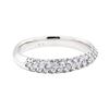 Image 1 : 14KT White Gold 0.50 ctw Diamond Band