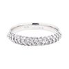 Image 2 : 14KT White Gold 0.50 ctw Diamond Band