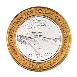 .999 Silver McCarran International Airport $10 Casino Limited Edition Gaming Token