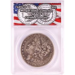 1892-O $1 Morgan Silver Dollar Coin ANACS Genuine
