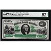 Image 1 : 1872 $50 State of South Carolina Revenue Bond Obsolete Note PMG Superb Gem Unc. 67EPQ