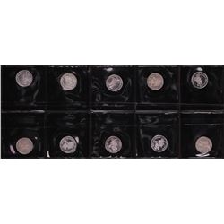 Lot of (10) Disney Mickey & Minnie Mouse 1/20 oz. .999 Fine Silver Coin Rounds