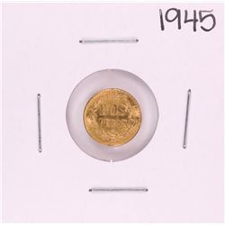 1945 Mexico Dos Peso Gold Coin