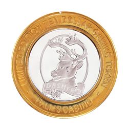 .999 Silver Palms Casino Las Vegas, NV $10 Casino Limited Edition Gaming Token