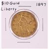 Image 1 : 1897 $10 Liberty Head Eagle Gold Coin