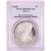 Image 1 : 1992-S $1 Proof American Silver Eagle Coin PCGS PR69DCAM