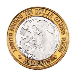.999 Silver Harrah's Las Vegas, Nevada $10 Casino Limited Edition Gaming Token