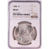 Image 1 : 1888 $1 Morgan Silver Dollar Coin NGC MS62