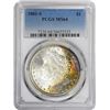 Image 1 : 1881-S $1 Morgan Silver Dollar Coin PCGS MS64 Amazing Toning