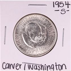 1954-S Washington-Carver Commemorative Half Dollar Coin