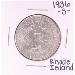 1936-S Rhode Island Commemorative Half Dollar Coin
