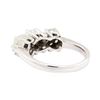 Image 3 : 14KT White Gold 1.10 ctw Diamond Ring