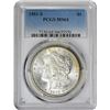 Image 1 : 1881-S $1 Morgan Silver Dollar Coin PCGS MS64 Amazing Toning