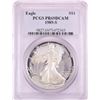 Image 1 : 1989-S $1 Proof American Silver Eagle Coin PCGS PR69DCAM