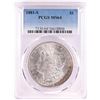Image 1 : 1881-S $1 Morgan Silver Dollar Coin PCGS MS64 Nice Toning