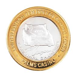 .999 Silver Palms Casino Las Vegas, NV $10 Casino Limited Edition Gaming Token