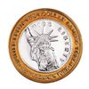 Image 1 : .999 Silver New York New York Casino Las Vegas $10 Limited Edition Gaming Token