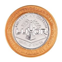 .999 Fine Silver Luxor Las Vegas, Nevada $10 Limited Edition Gaming Token