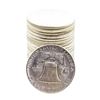 Image 2 : Roll of (20) 1961 Franklin Half Dollar Coins
